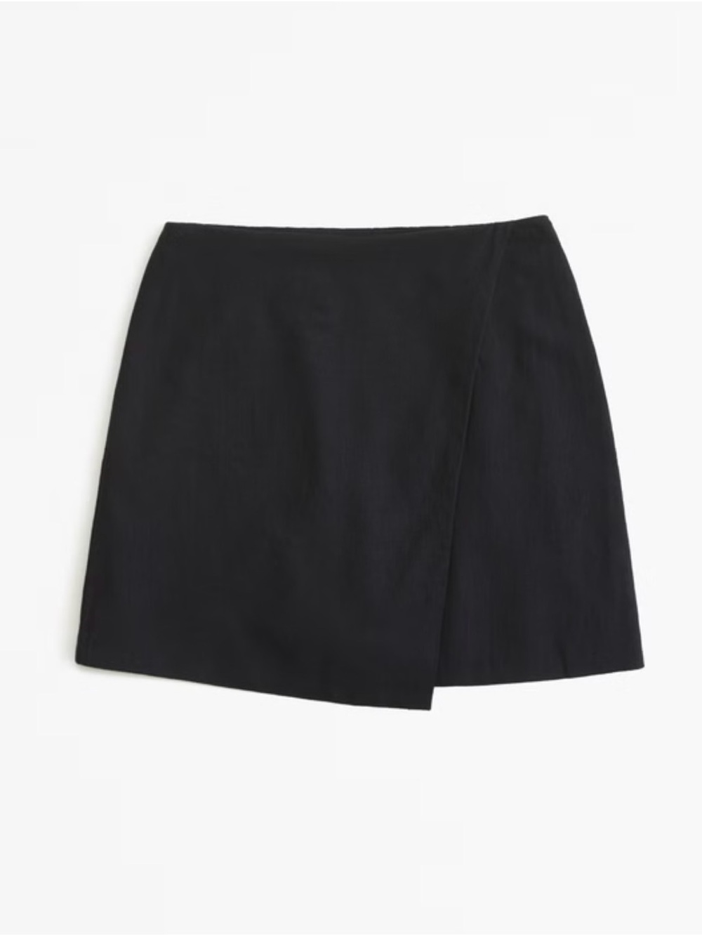 Abercrombie & Fitch Black Mini Wrap Skirt